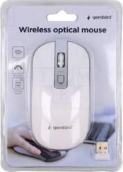 GEMBIRD Mouse | white,silver |