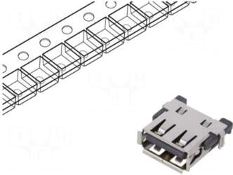 GCT Connector: USB A | socket