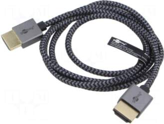 Goobay Cable | HDMI plug,both
