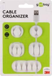 Goobay Set of clips | white