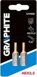 GRAPHITE Screwdriver bit | hex key