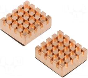 Heatsink: extruded | grilled | Raspberry