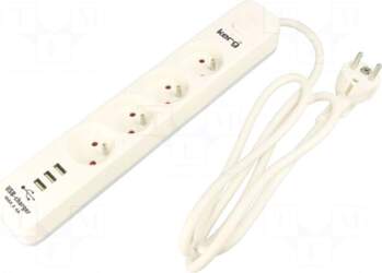KERG Plug socket strip: protective |