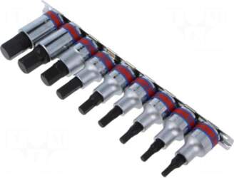 KING TONY Socket: hex key-bit-set |