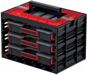 KISTENBERG Set with containers | black