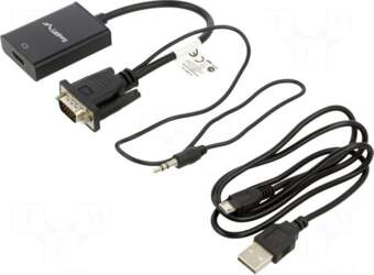 LANBERG Adapter | HDMI socket,Jack