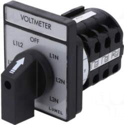 LUMEL Switch: voltmeter cam switch |