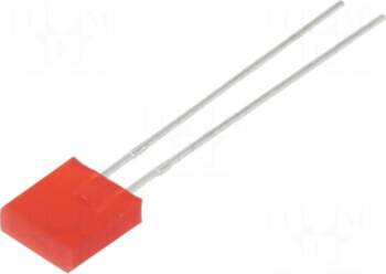 LUMEX LED | red | rectangular