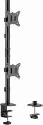 Monitora stiprinājums Gembird Adjustable 2-display Vertical