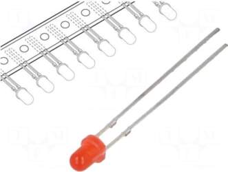 OPTOSUPPLY LED | red | 3mm