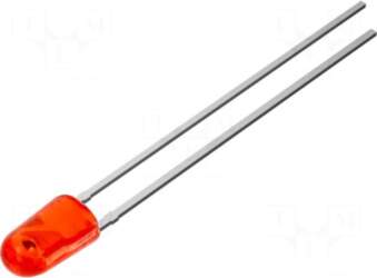 OPTOSUPPLY LED | red | oval