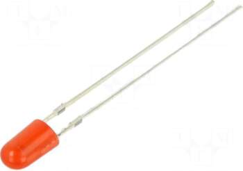 OPTOSUPPLY LED | red | oval