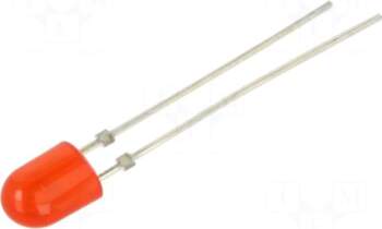 OPTOSUPPLY LED | red | oval