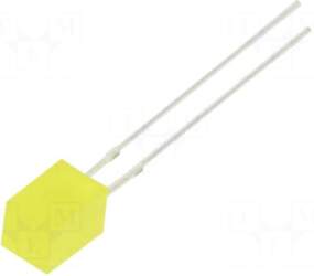 OPTOSUPPLY LED | yellow | rectangular
