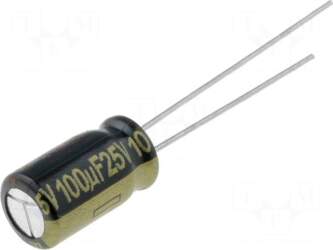 Panasonic Capacitor: electrolytic | low ESR