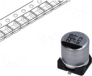 Panasonic Capacitor: electrolytic | low ESR