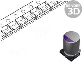 Panasonic Capacitor: polymer | 100uF |