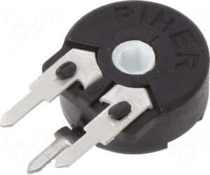 PIHER Potentiometer: mounting | 100Ω |
