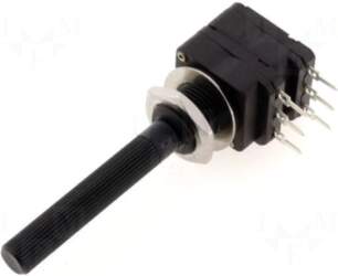 PIHER Potentiometer: shaft | single turn