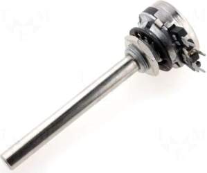 PIHER Potentiometer: shaft | single turn