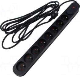 PLASTROL Plug socket strip: protective |