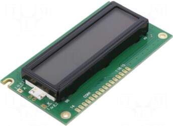 POWERTIP Display: LCD | alphanumeric |