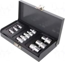 PROLINE Socket: Torx®-set | Chrom-vanadium steel