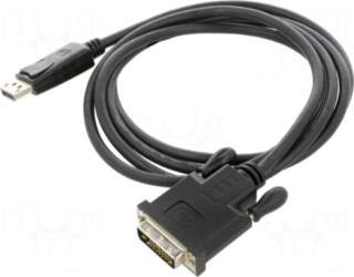 QOLTEC Cable | DisplayPort plug,DVI-D
