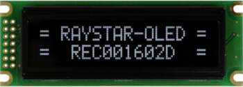 RAYSTAR OPTRONICS Display: OLED | alphanumeric