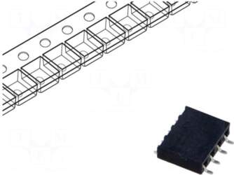 SAMTEC Connector: pin strips | socket