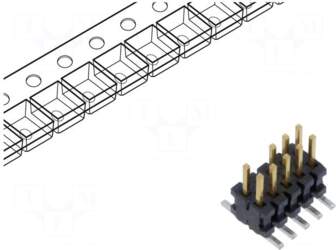SAMTEC Connector: pin strips | socket