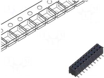 SAMTEC Connector: pin strips | socket