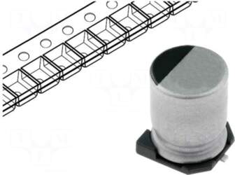 SAMWHA Capacitor: electrolytic | SMD |
