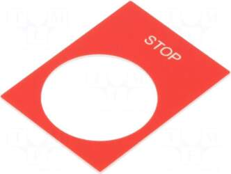 SCHNEIDER ELECTRIC Label | red |