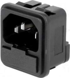 SCHURTER Connector: AC supply | socket