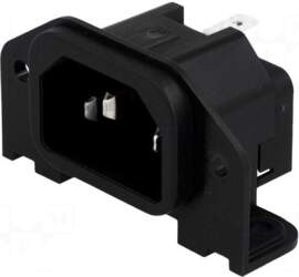 SCHURTER Connector: AC supply | socket