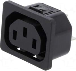 SCHURTER Connector: AC supply | socket