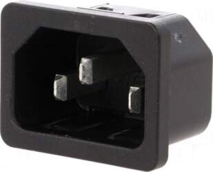 SCHURTER Connector: AC supply | socket
