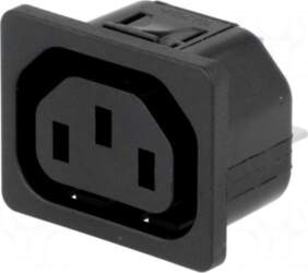 SCHURTER Connector: AC supply | socket