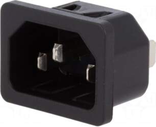 SCHURTER Connector: AC supply | socket