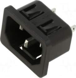 SCHURTER Connector: AC supply | socket