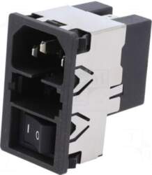 SCHURTER Connector: AC supply | socket