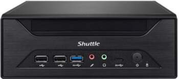 Shuttle Barebone slim XH610        SO-DDR4  black