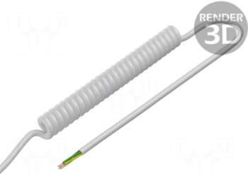 SIMECH Wire: coiled | 4x0.22mm2