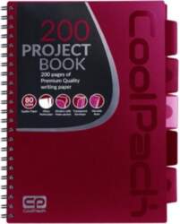 Spiral note book A4 Coolpack Red