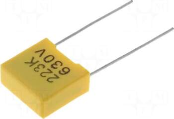 SR PASSIVES Capacitor: polyester | 22nF