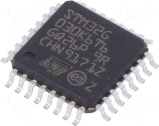 STMicroelectronics IC: STM32 ARM microcontroller |