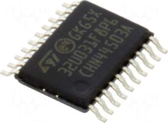 STMicroelectronics IC: STM32 ARM microcontroller |