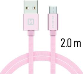 Swissten Textile Quick Charge Universāls Micro