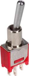 Taiwan VERTICAL SUBMINIATURE TOGGLE SWITCH (PCB
